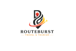 routeburst logo design close up